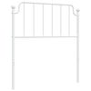 vidaXL Cabecero de repuesto de metal blanco 90 cm
