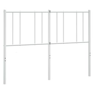vidaXL Cabecero de repuesto de metal blanco 120 cm