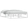 vidaXL Estructura cama sin colch&oacute;n metal blanco 140x200 cm
