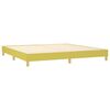 vidaXL Cama box spring con colch&oacute;n tela verde 200x200 cm