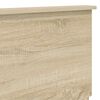 vidaXL Cabecero Roble Sonoma 180 cm Madera contrachapada