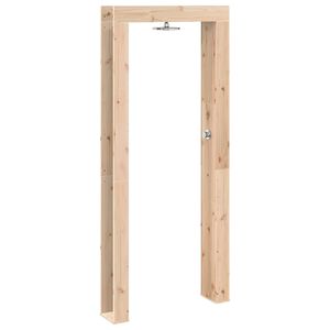 vidaXL Ducha exterior 226 cm Madera maciza de pino y acero inoxidable