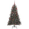 vidaXL &Aacute;rbol de Navidad artificial Verde 150 cm PVC, Pl&aacute;stico y Acero