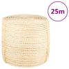 vidaXL Cuerda 100% sisal 8 mm 25 m
