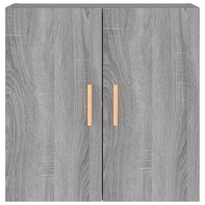 vidaXL Armario de pared madera contrachapada gris Sonoma 60x30x60 cm