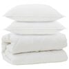 vidaXL Edred&oacute;n con almohadas con almohada 3 uds. Microfibra