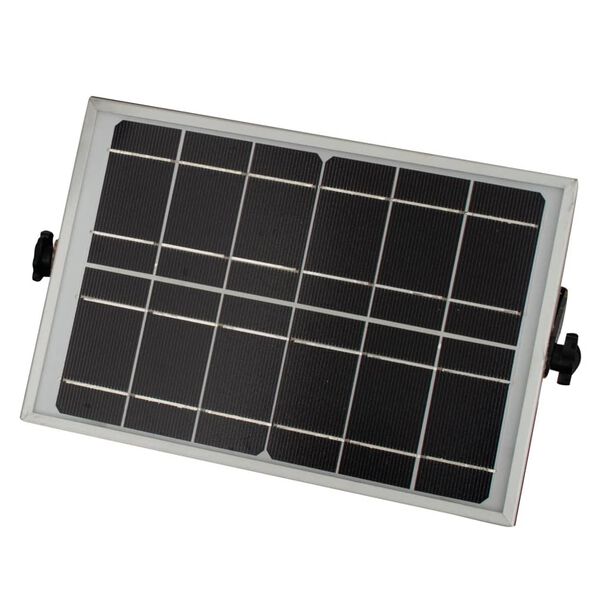 Eurotrail Panel solar para camping negro 25,5x16x10 cm