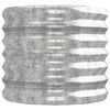 vidaXL Jardinera arriate acero galvanizado plata 224x40x36 cm