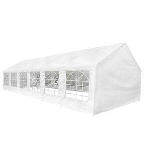 vidaXL Carpa de fiestas blanca 12x6 m