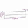 vidaXL Estante de pared 2 pcs Roble artesanal 80 x 11,5 x 18 cm
