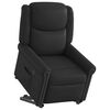 vidaXL Sill&oacute;n reclinable el&eacute;ctrico pie cuero sint&eacute;tico negro brillante