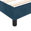 vidaXL Estructura de cama con somier terciopelo azul oscuro 140x200cm