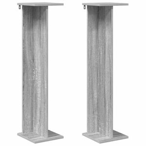 vidaXL Soporte de plantas Gris Sonoma 25 x 25,5 x 100,5 cm