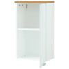 Germania Armario de pared para ba&ntilde;o GW-Pescara blanco Navarra y roble