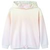 Sudadera infantil con capucha blanco estrellado 116