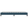vidaXL Estructura de cama sin colch&oacute;n terciopelo azul oscuro 80x220 cm