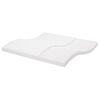 vidaXL Colch&oacute;n de espuma de 7 zonas dureza 20 ILD blanco 200x200 cm