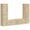 vidaXL Conjunto de mueble de TV 6 uds. Roble Sonoma