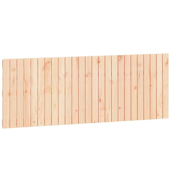 vidaXL Cabecero de cama de pared madera maciza de pino 159,5x3x60 cm