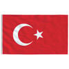 vidaXL Bandera de Turqu&iacute;a 90x150 cm