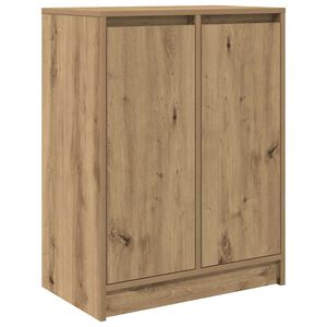 vidaXL Aparador Artisan Roble 57x34x76 cm Madera de ingenier&iacute;a