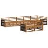 vidaXL Conjunto de sof&aacute;s de exterior 8 pcs Natural
