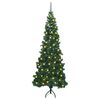 vidaXL &Aacute;rbol de Navidad Artificial de Esquina Verde 180 cm PVC y Metal