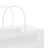 vidaXL Bolsas de papel con asas 250 uds blanca 32x17x44 cm