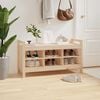 vidaXL Banco de recibidor madera maciza de pino 110x40x60 cm