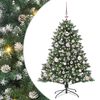 vidaXL &Aacute;rbol de Navidad artificial Verde 120 cm PVC, Pl&aacute;stico y Acero