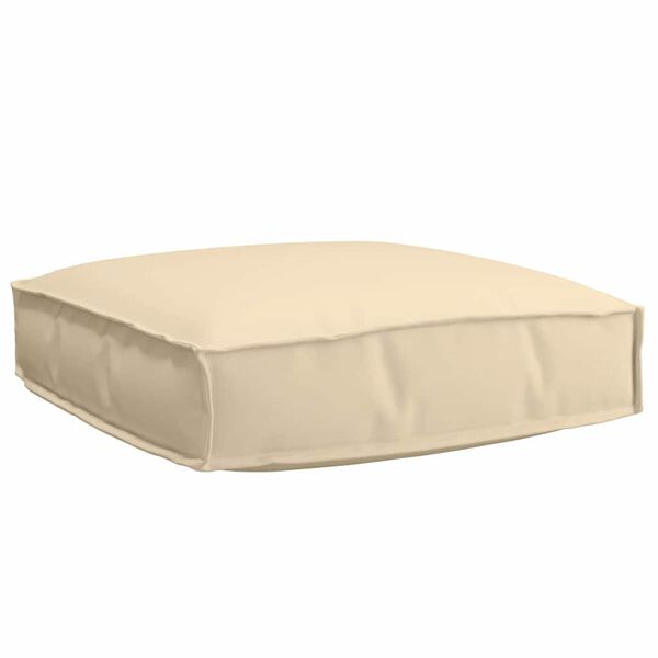 vidaXL Juego de Cojines para Palets 2 pcs Beige Tela Oxford