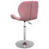 vidaXL Sillas de comedor giratorias 2 unidades terciopelo rosa