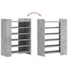 vidaXL Mueble zapatero madera ingenier&iacute;a gris hormig&oacute;n 74,5x37,5x100cm