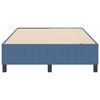 vidaXL Cama de plataforma Azul 120 x 200 cm tela