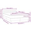 vidaXL Cama box spring con colch&oacute;n terciopelo rosa 120x220 cm