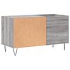 vidaXL Mueble de discos madera de ingeniería gris Sonoma 85x38x48 cm