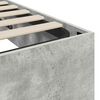 vidaXL Estructura de Cama Ottoman Gris Concreto 120 x 190 cm