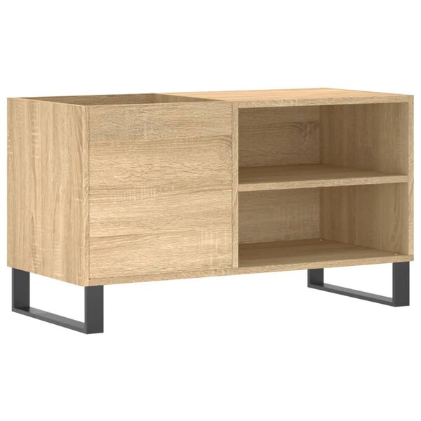 vidaXL Mueble de discos madera de ingeniería roble Sonoma 85x38x48 cm