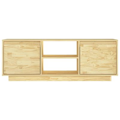 vidaXL Mueble de TV madera maciza de pino 110x30x40 cm