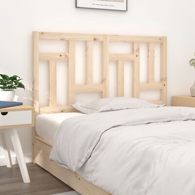 vidaXL Cabecero de cama madera maciza de pino 165,5x4x100 cm