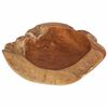 vidaXL Frutero JEPARA &Oslash; 50 cm Madera de teca maciza Redondo