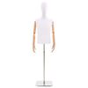 vidaXL Maniqu&iacute; ajustable de 170-242 cm con cabeza y base Masculino PP