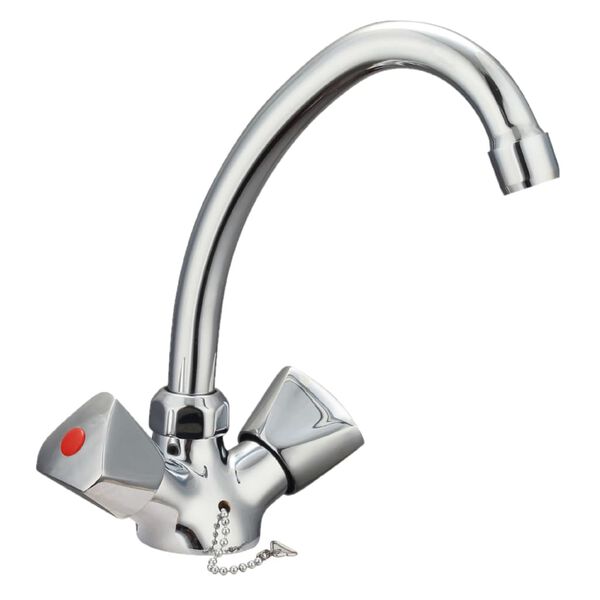 SCH&Uuml;TTE Grifo mezclador bimando para lavabo SAVINO cromado
