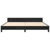 vidaXL Estructura cama sin colch&oacute;n terciopelo negro 200x200 cm
