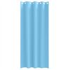 vidaXL Cortinas Opacas con Anillas 2 pcs Azul Claro 260 x 140 cm