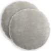 vidaXL Funda de almohada 2 uds. HEERLEN Gris Claro &Oslash; 60 cm