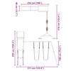 vidaXL Parque infantil de exterior de madera maciza de pino
