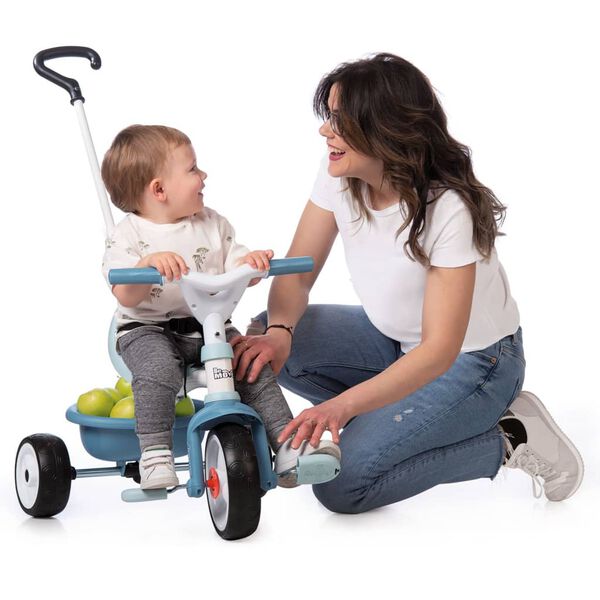 Smoby Triciclo para bebé 2 en 1 Be Move azul