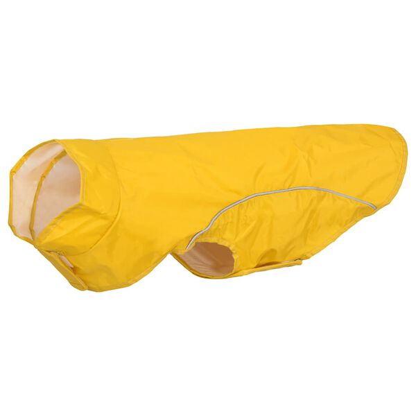 vidaXL Chubasquero para perros con bandas reflectantes amarillo L