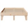 vidaXL Estructura de cama sin colch&oacute;n madera de pino maciza 120x200 cm